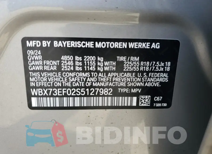 WBX73EF02S5127982 Photo# 13