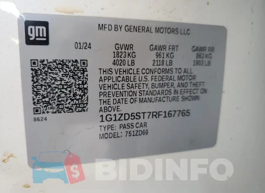 1G1ZD5ST7RF167765 Photo# 12