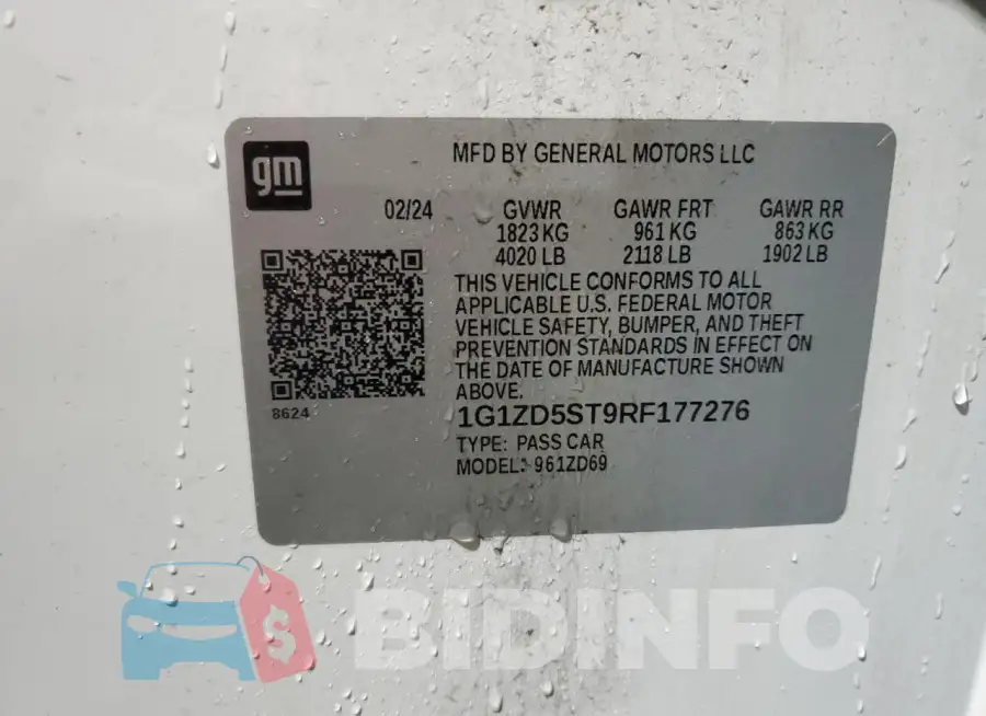 1G1ZD5ST9RF177276 Photo# 13