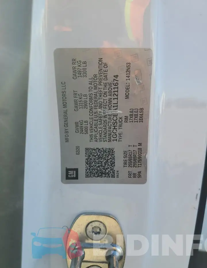 1GCHSCEA1L1211674 Photo# 12