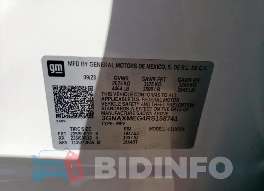 3GNAXMEG4RS158741 Photo# 13