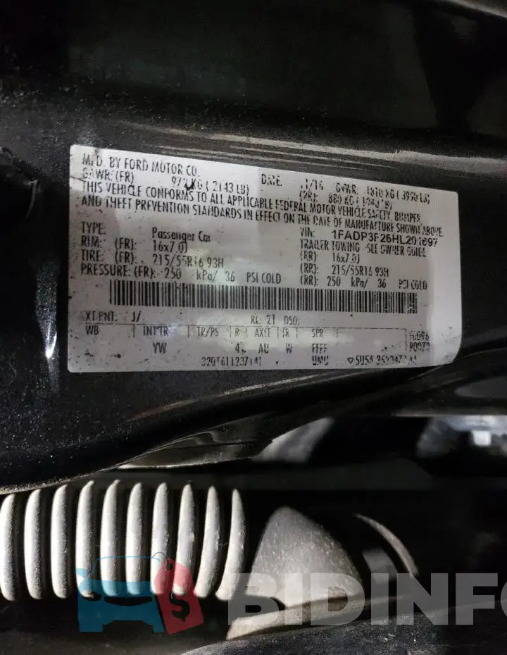 1FADP3F26HL201697 Photo# 12