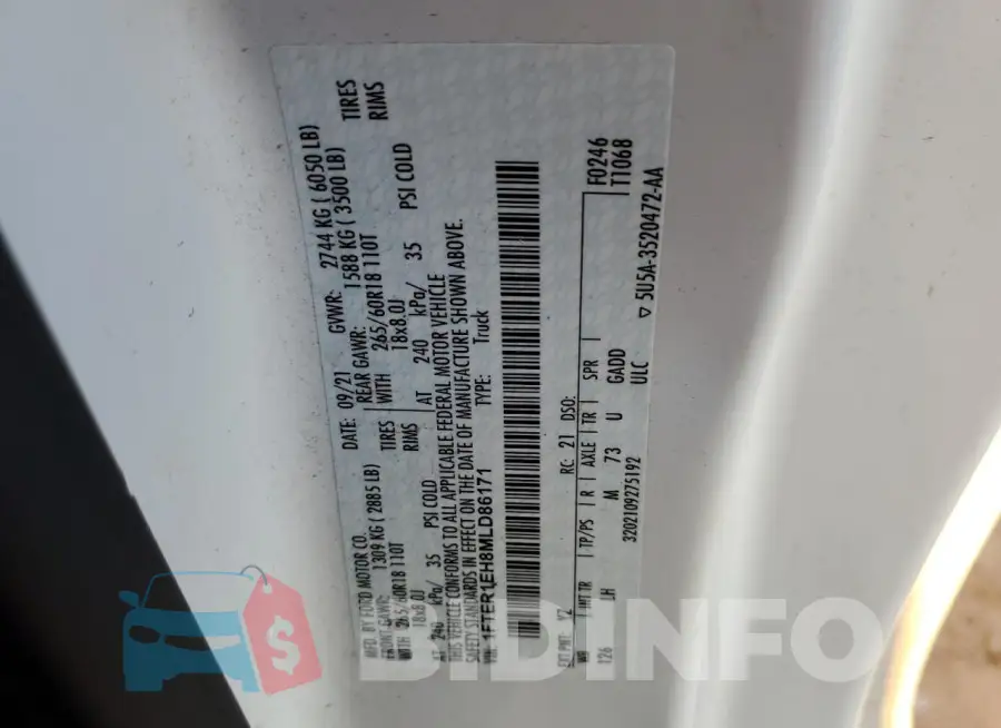 1FTER1EH8MLD86171 Photo# 12