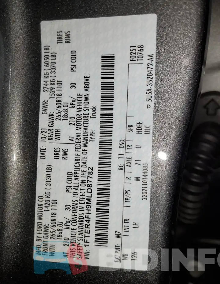 1FTER4FH9MLD87782 Photo# 12