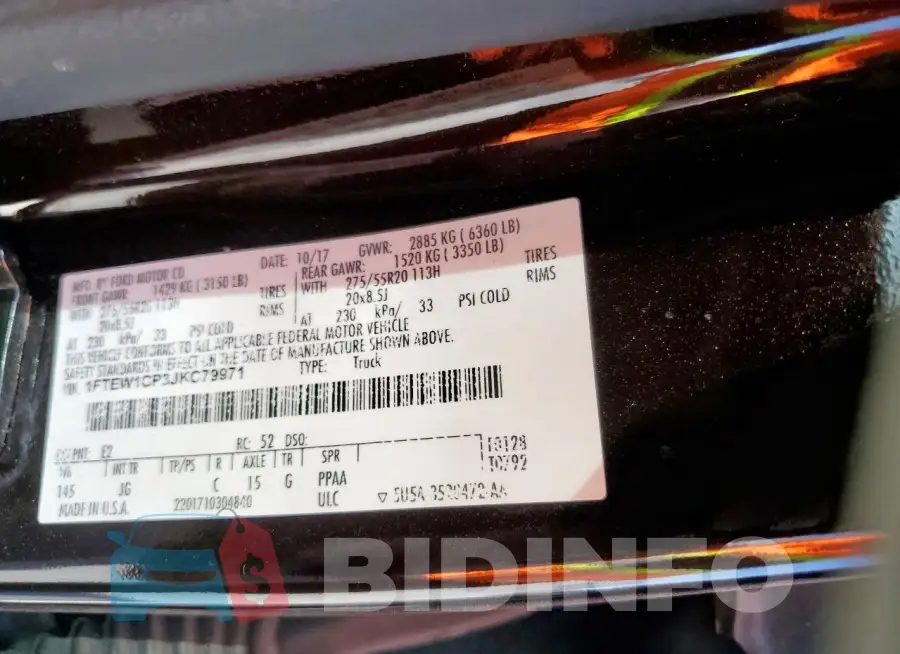 1FTEW1CP3JKC79971 Photo# 13