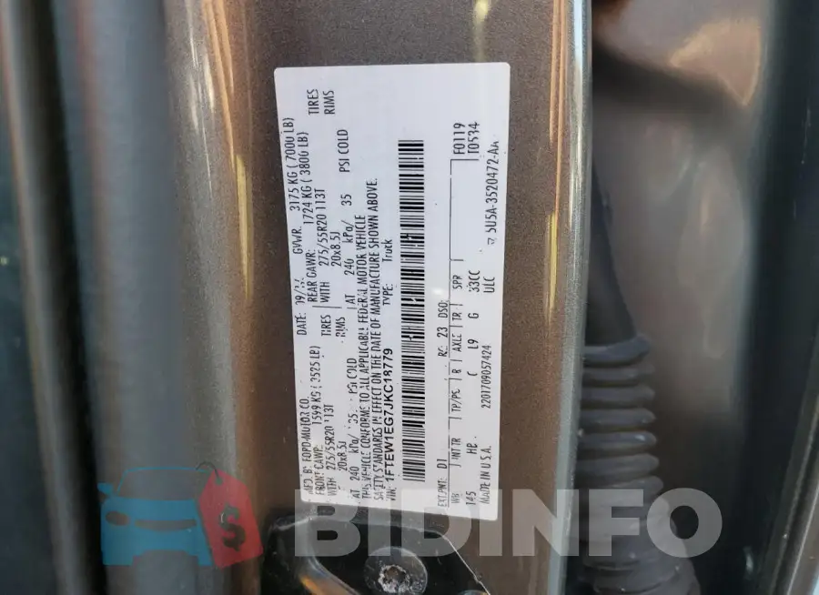 1FTEW1EG7JKC18779 Photo# 12
