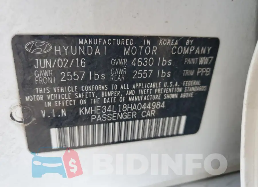 KMHE34L18HA044984 Photo# 12