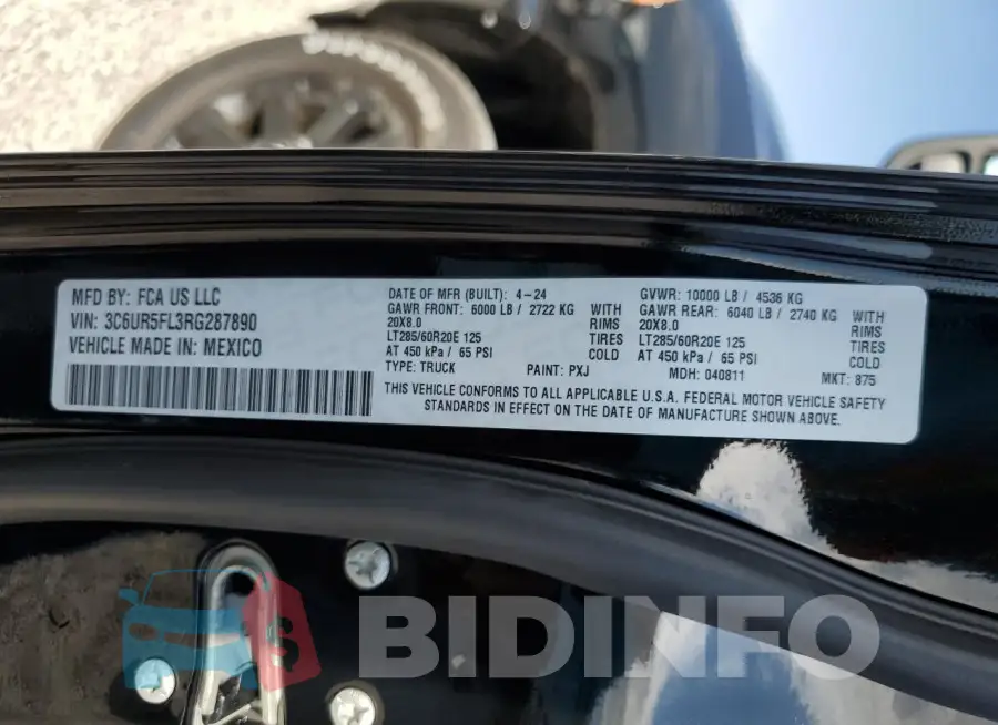 3C6UR5FL3RG287890 Photo# 12