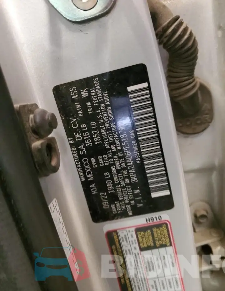 3KPA24AD6PE518798 Photo# 12