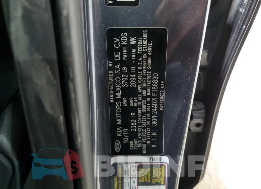 3KPF24AD2LE186830 Photo# 12