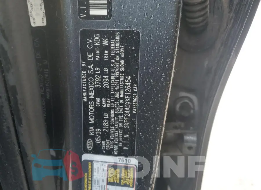 3KPF24ADXKE126454 Photo# 12