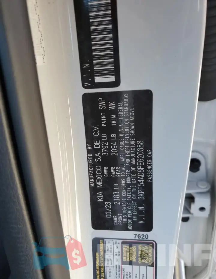 3KPF54AD8PE620388 Photo# 12