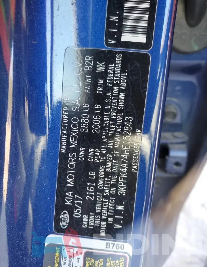 3KPFK4A74HE152843 Photo# 13
