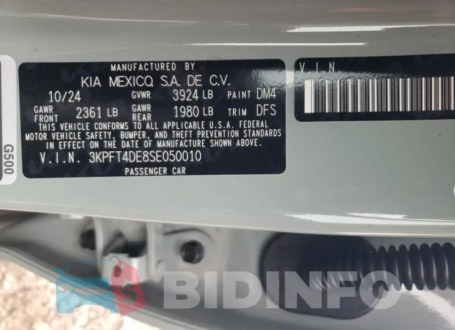 3KPFT4DE8SE050010 Photo# 12