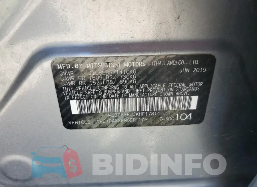 ML32F3FJ3KHF17814 Photo# 12