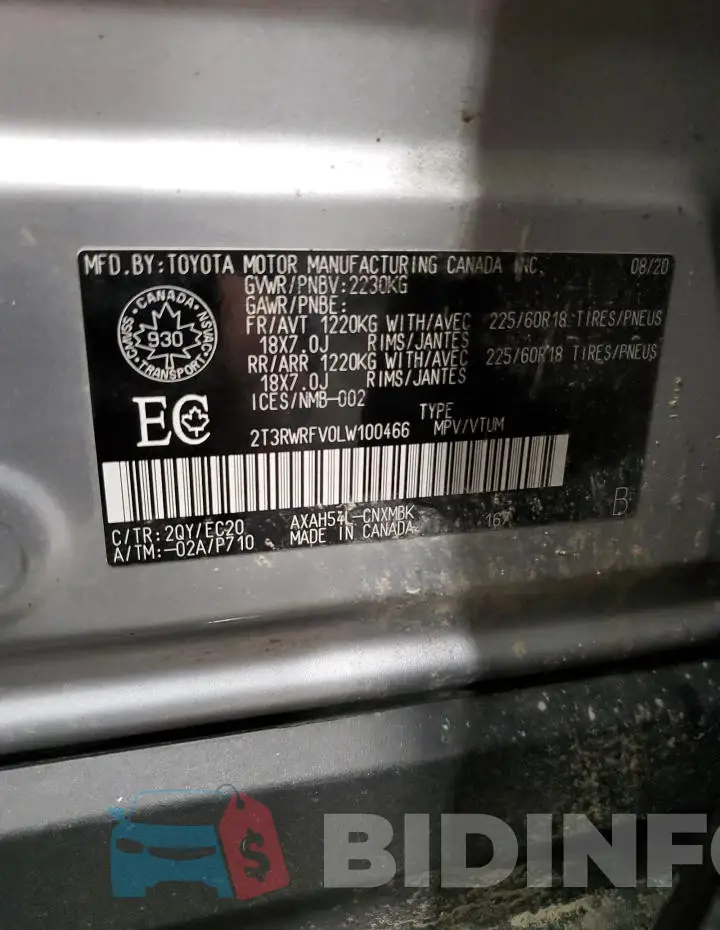 2T3RWRFV0LW100466 Photo# 14