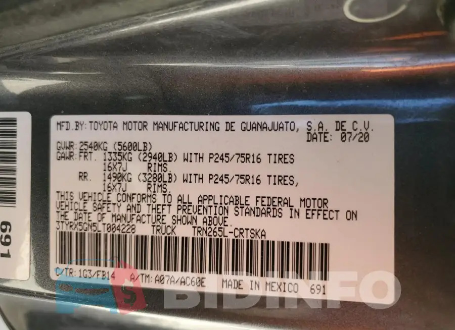 3TYRX5GN5LT004228 Photo# 12