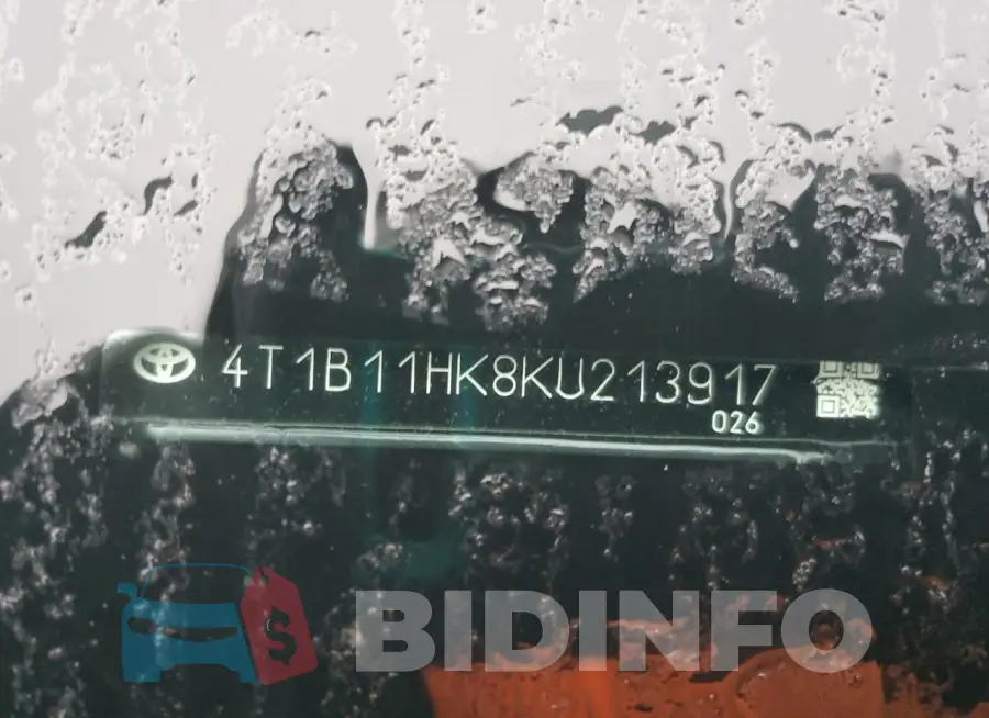 4T1B11HK8KU213917 Photo# 12