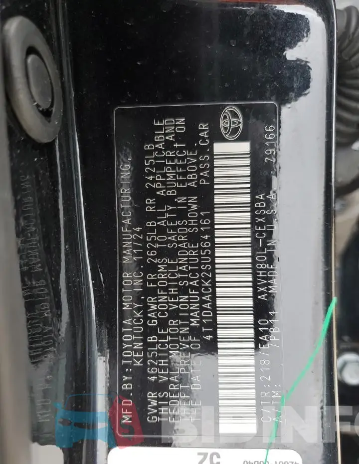 4T1DAACK2SU564161 Photo# 13