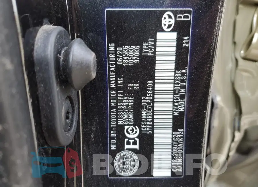 5YFB4RBE7LP056408 Photo# 13