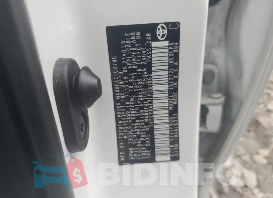 5YFEPRAE2LP061862 Photo# 12