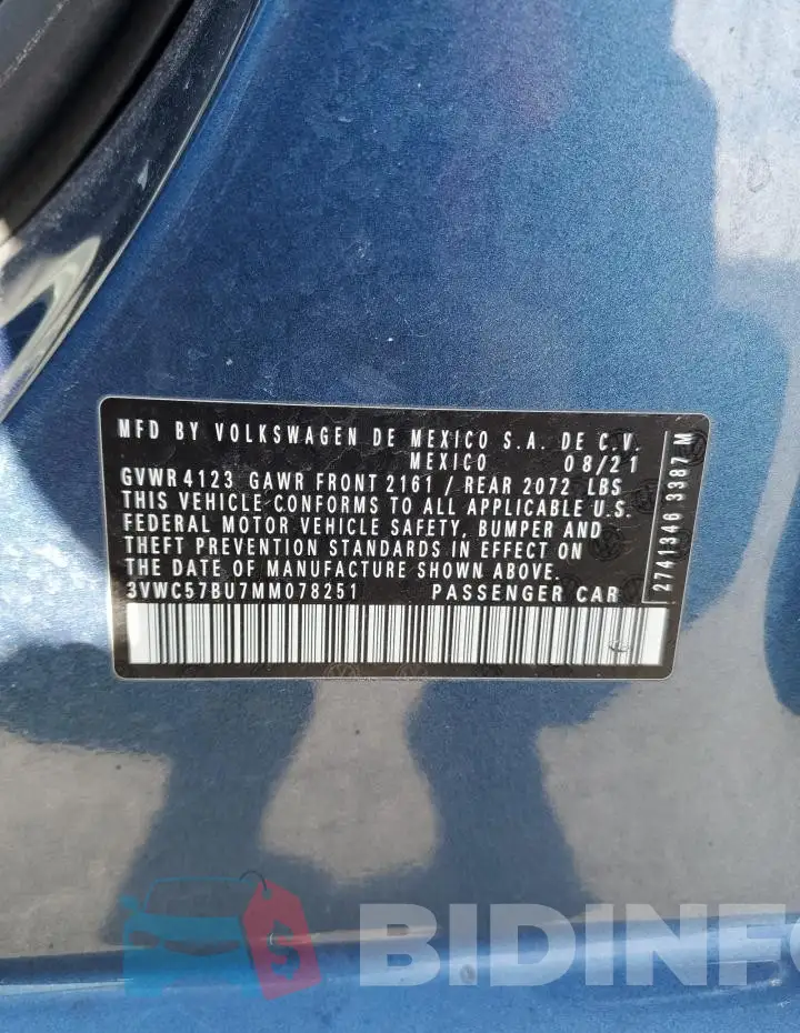 3VWC57BU7MM078251 Photo# 13