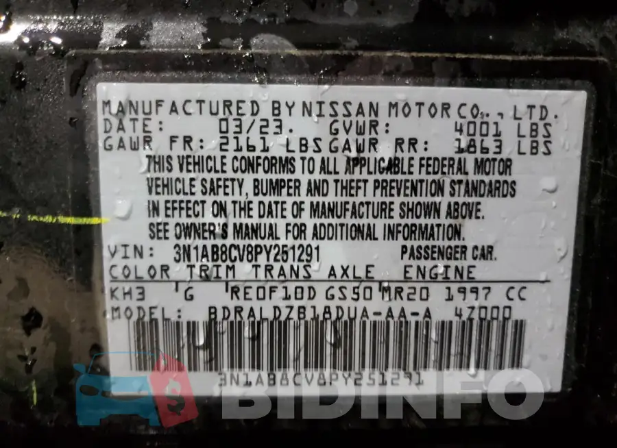 3N1AB8CV8PY251291 Photo# 12