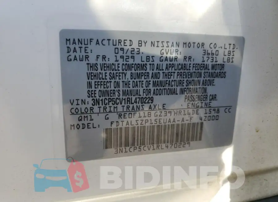 3N1CP5CV1RL470229 Photo# 12