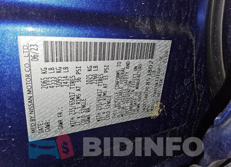 5N1BT3AA7PC853802 Photo# 13