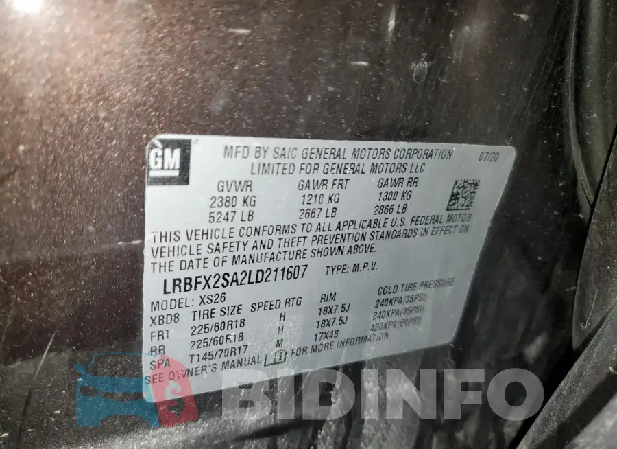 LRBFX2SA2LD211607 Photo# 14