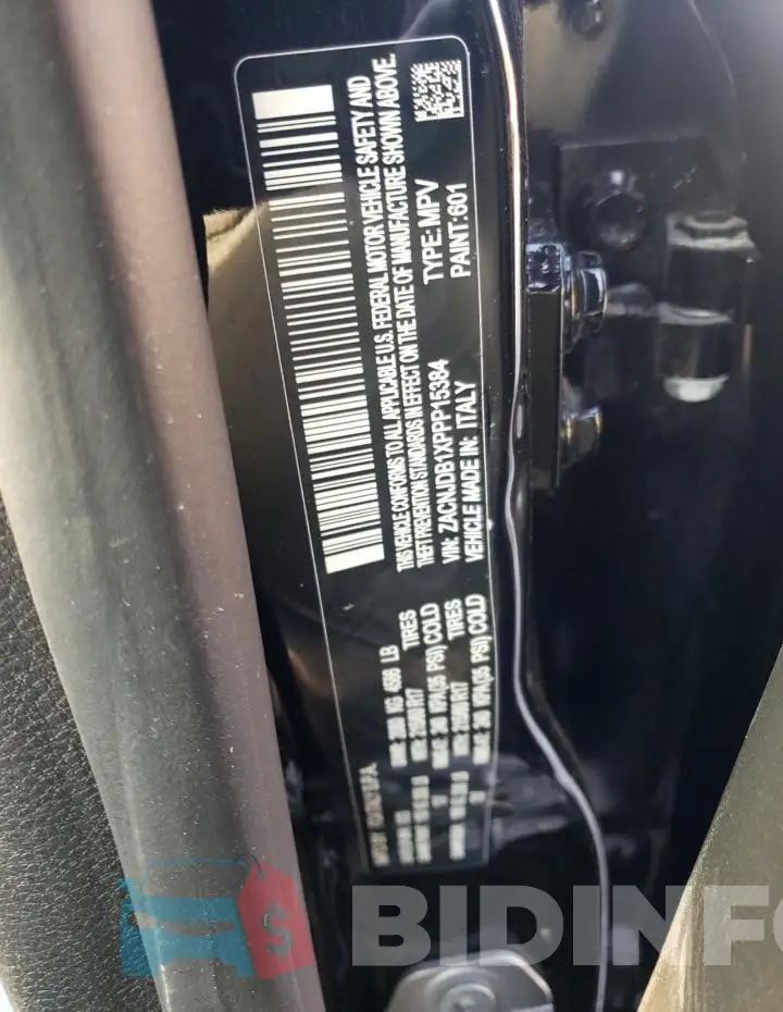 ZACNJDB1XPPP15384 Photo# 12