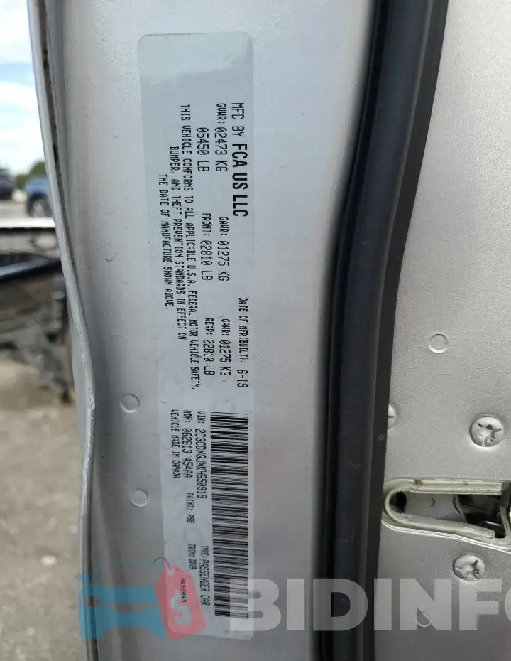 2C3CDXGJXKH650918 Photo# 13