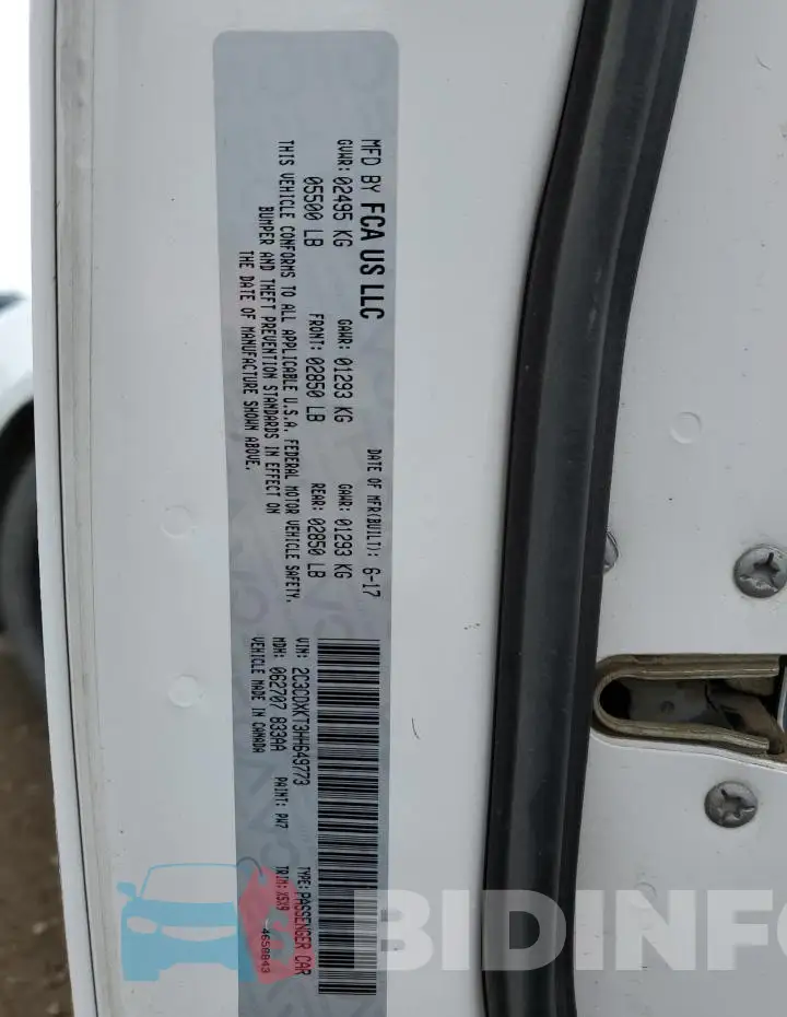 2C3CDXKT3HH649773 Photo# 12