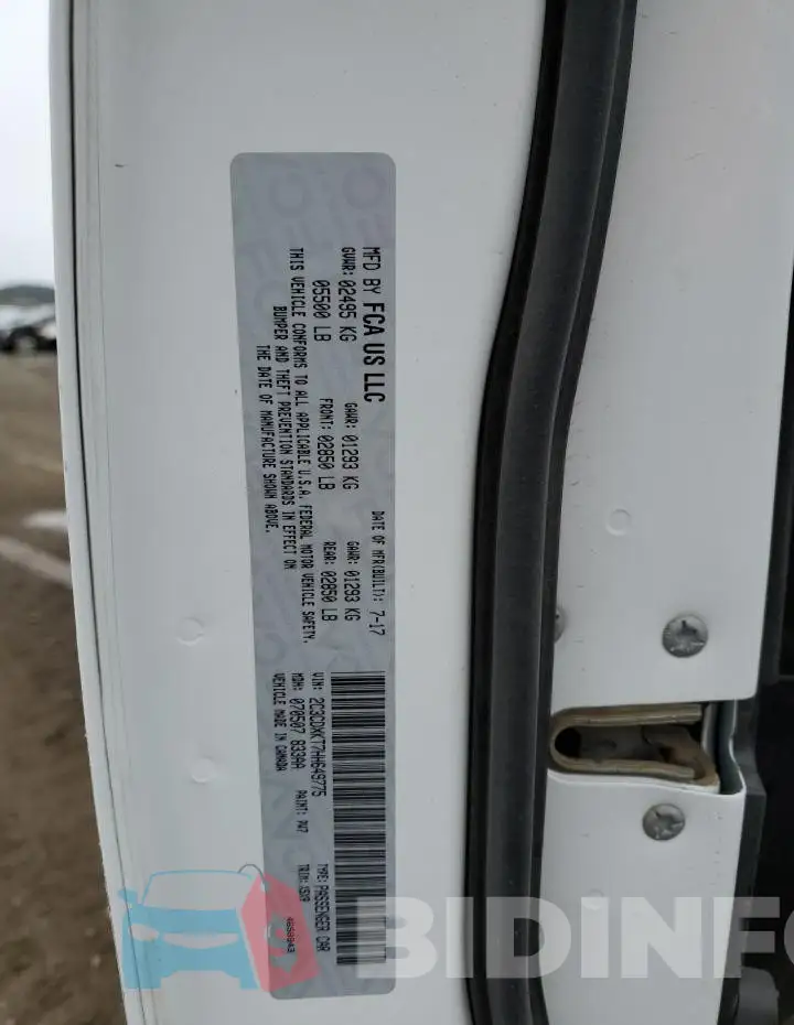 2C3CDXKT7HH649775 Photo# 12
