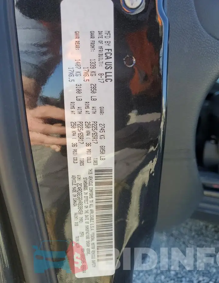 2C4RDGEG6HR838450 Photo# 13