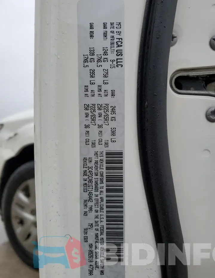 3C4PDCAB1GT146442 Photo# 13