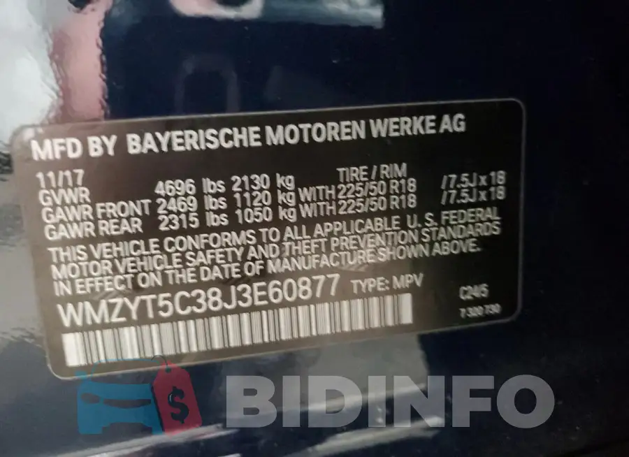 WMZYT5C38J3E60877 Photo# 14