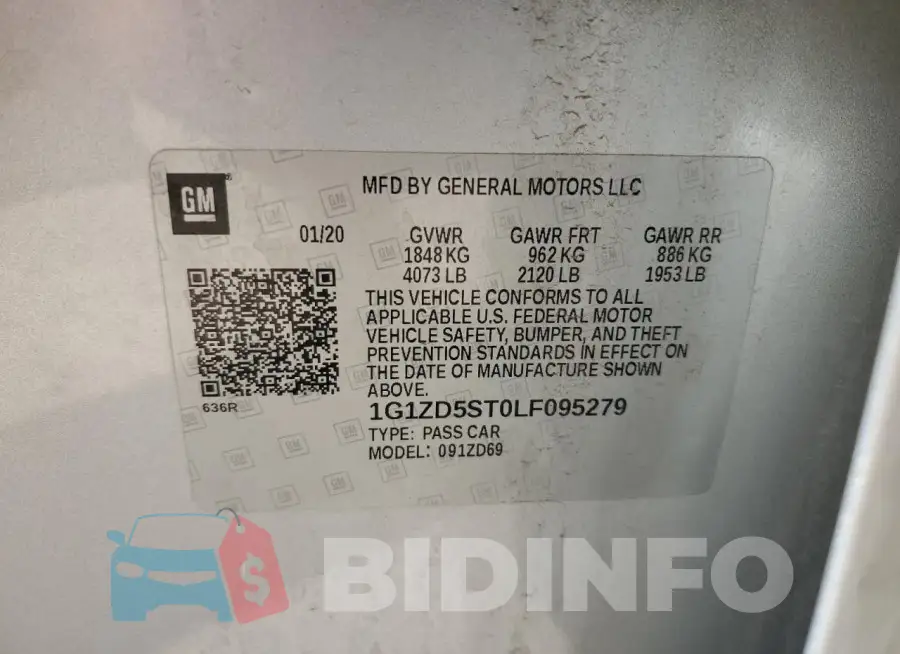 1G1ZD5ST0LF095279 Photo# 12