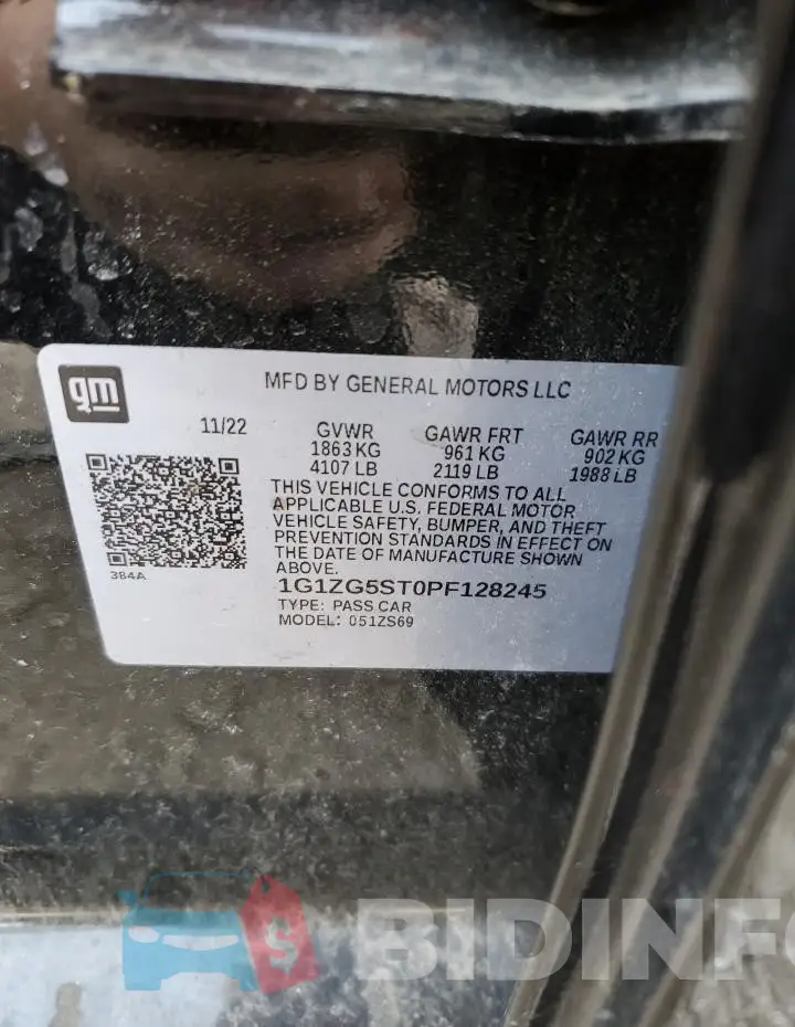 1G1ZG5ST0PF128245 Photo# 12