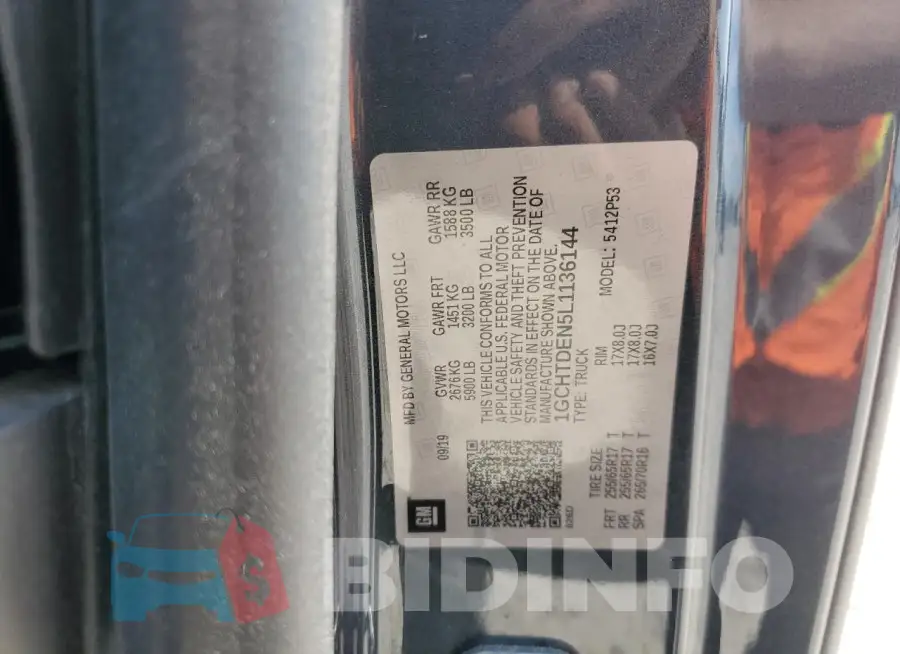 1GCHTDEN5L1136144 Photo# 13