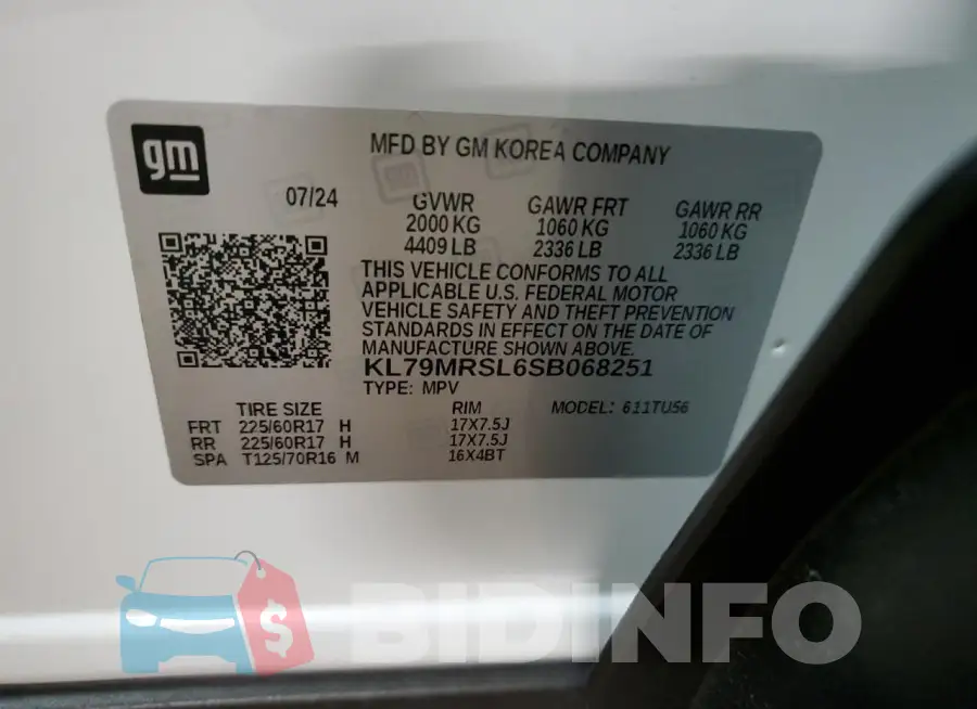 KL79MRSL6SB068251 Photo# 13