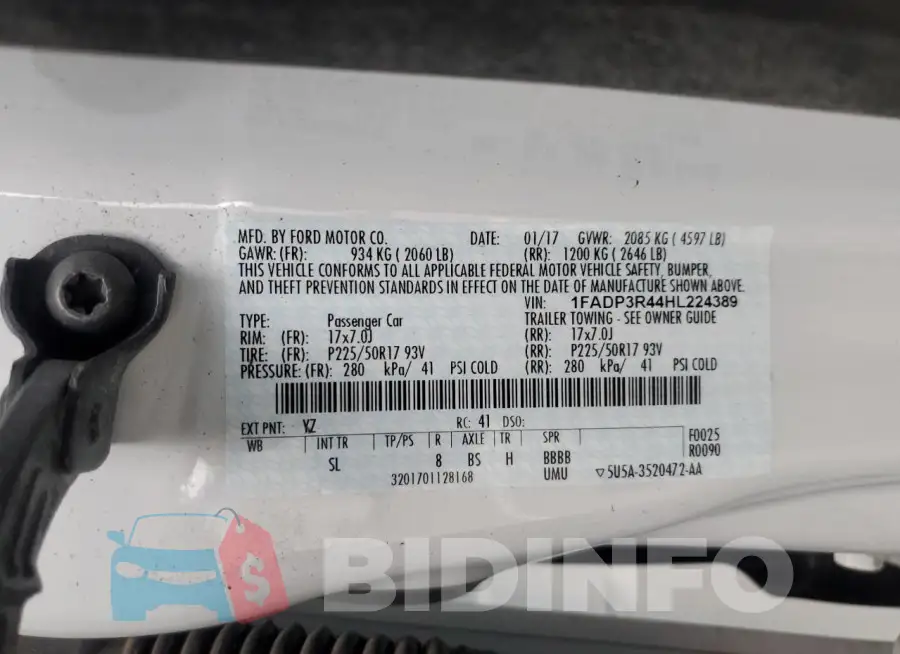 1FADP3R44HL224389 Photo# 12