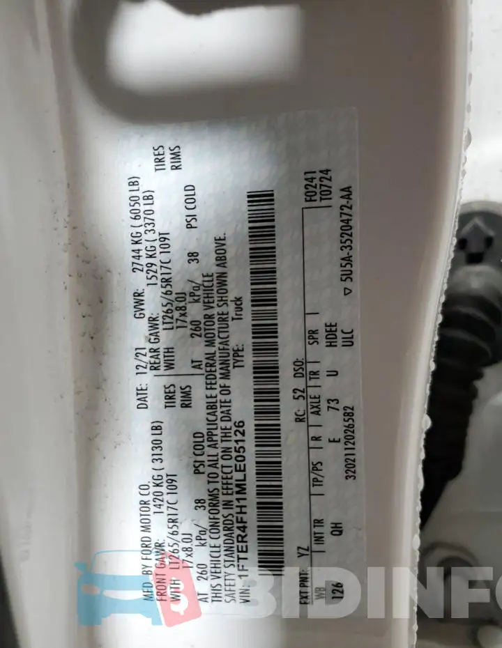 1FTER4FH1MLE05126 Photo# 12