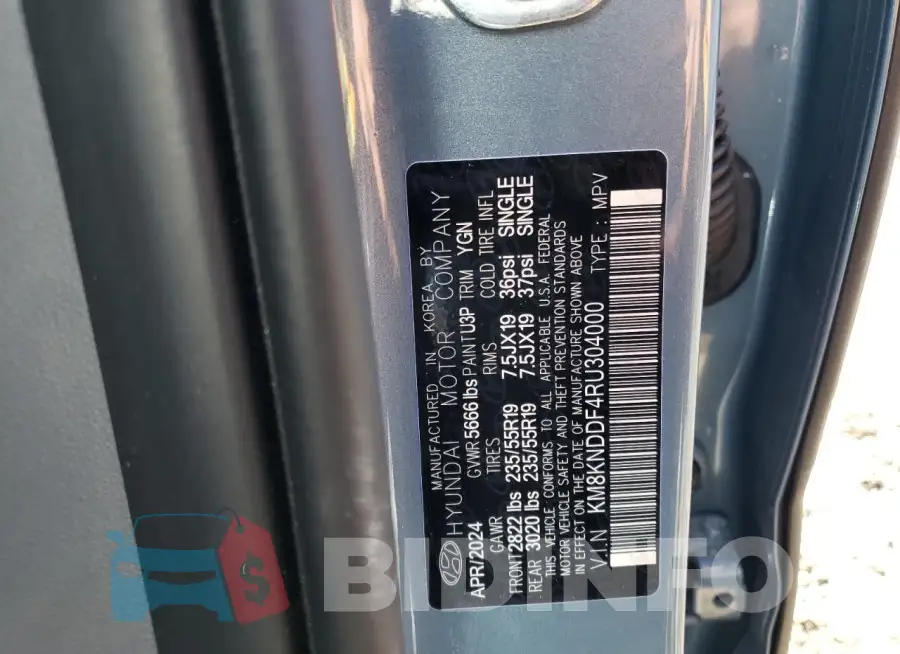 KM8KNDDF4RU304000 Photo# 13
