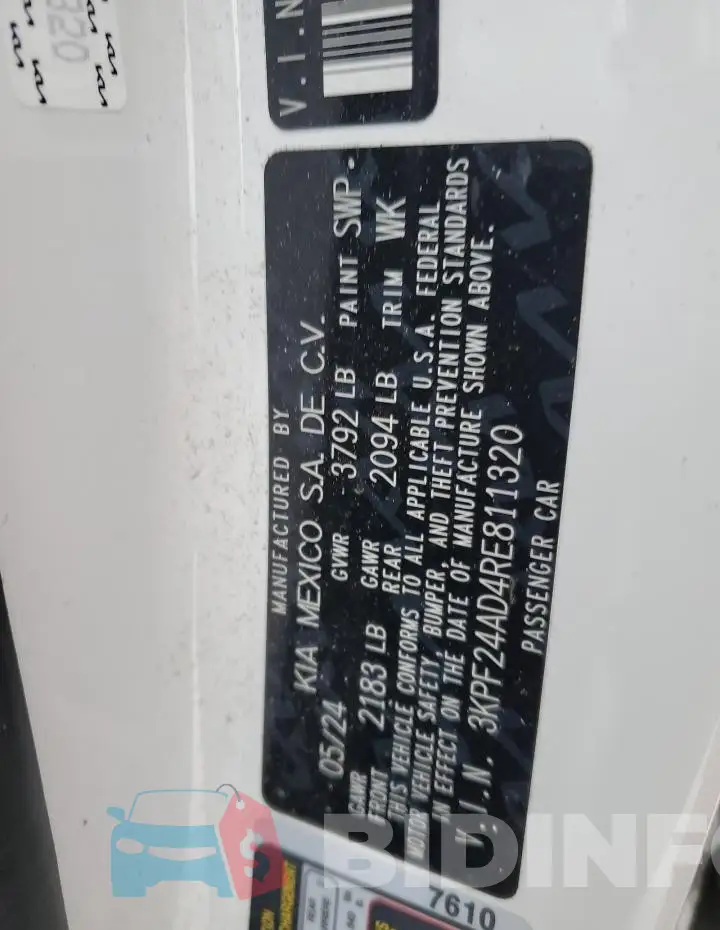 3KPF24AD4RE811320 Photo# 12