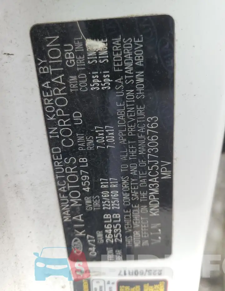 KNDPM3AC5J7306763 Photo# 14