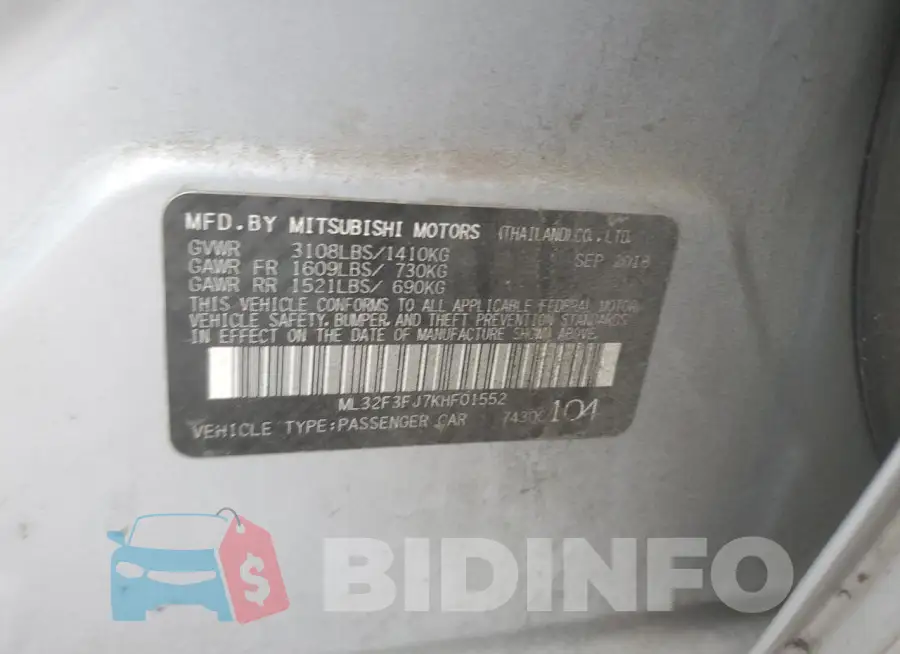 ML32F3FJ7KHF01552 Photo# 12