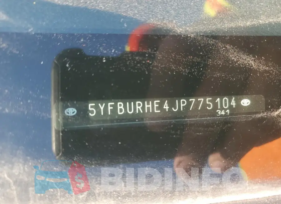 5YFBURHE4JP775104 Photo# 12