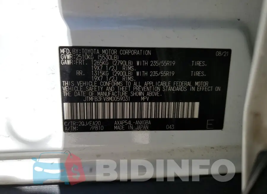 JTMFB3FV8MD059031 Photo# 14
