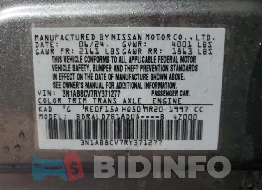 3N1AB8CV7RY371277 Photo# 12